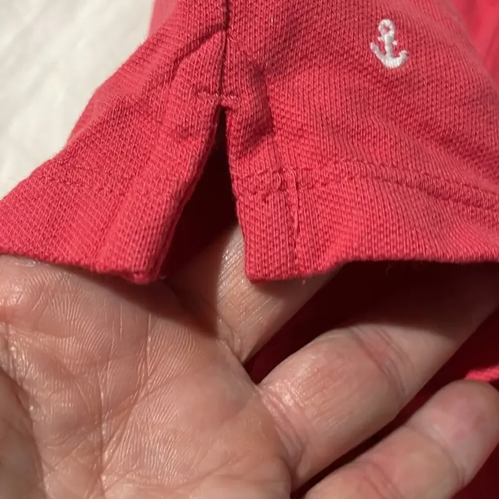 Ralph Lauren 4t washed red white anchor embroidered pull-on short nwot stretchy